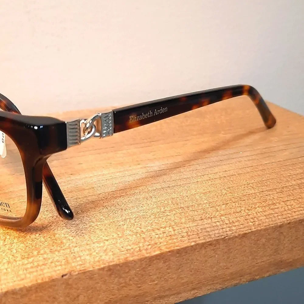 NEW prescription-ready Eyeglass Frame Elizabeth Arden, brown glasses 51-15-135